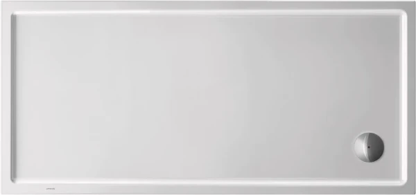 Duravit Starck Slimline receveur de douche rectangulaire 1600 x 800 mm - blanc - antidérapant