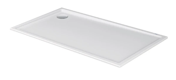 Duravit D-Code Slimline receveur de douche acrylique 1600 x 900 x 45 mm - blanc - écoulement 90 mm