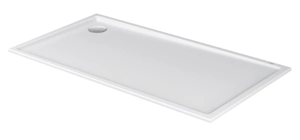 Duravit D-Code Slimline receveur de douche acrylique 1700 x 900 x 45 mm - blanc - écoulement 90 mm