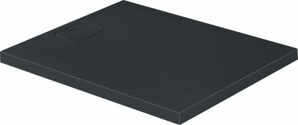Duravit Stonetto Q receveur de douche durasolid rectangulaire 1000 x 800 mm - gris anthracite - écoulement 90 mm