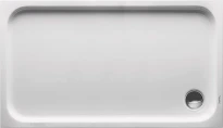 Duravit D-Code receveur de douche 1300 x 750 mm - blanc - antidérapant - écoulement 90 mm
