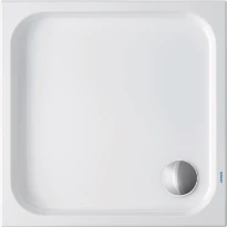 Duravit D-Code receveur de douche 800 x 800 mm - blanc - antidérapant - écoulement 90 mm