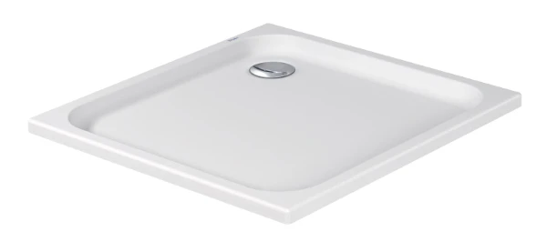 Duravit D-code receveur de douche acrylique 900 x 900 x 85 mm - blanc - écoulement 90 mm