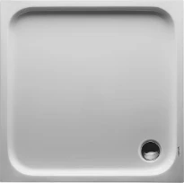 Duravit D-Code receveur de douche 1000 x 1000 mm - blanc - antidérapant - écoulement 90 mm