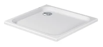 Duravit D-Code receveur de douche acrylique 900 x 800 x 85 mm - blanc - écoulement 90 mm