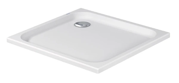 Duravit D-Code receveur de douche acrylique 900 x 800 x 85 mm - blanc - écoulement 90 mm