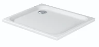 Duravit D-Code receveur de douche acrylique 1000 x 800 x 85 mm - blanc - écoulement 90 mm