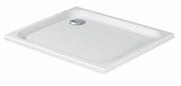 Duravit D-Code receveur de douche acrylique 1000 x 800 x 85 mm - blanc - écoulement 90 mm