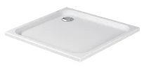 Duravit D-Code receveur de douche acrylique 1000 x 900 x 85 mm - blanc - écoulement 90 mm