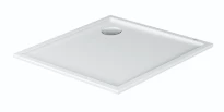Duravit D-Code Slimline receveur de douche acrylique 900 x 900 x 45 mm - blanc - écoulement 90 mm