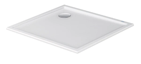 Duravit D-Code Slimline receveur de douche acrylique 900 x 800 x 45 mm - blanc - écoulement 90 mm