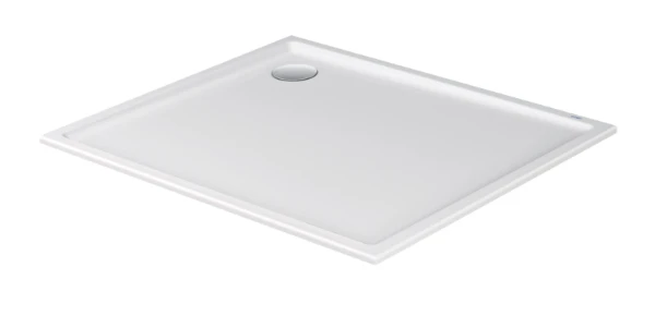 Duravit D-Code Slimline receveur de douche acrylique 1200 x 1000 x 45 mm - blanc - écoulement 90 mm