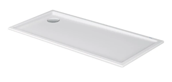 Duravit D-Code Slimline douchebak acryl 1500 x 700 x 45 mm - wit - afvoeropening 90 mm