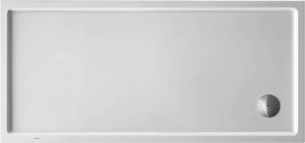 Duravit Starck Slimline receveur de douche rectangulaire 1500 x 700 mm - blanc - antidérapant