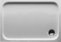 Duravit D-Code receveur de douche 1000 x 700 mm - blanc - antidérapant - écoulement 90 mm