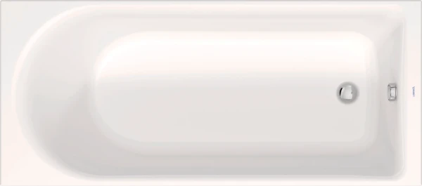 Duravit D-Neo ligbaignoire acrylique 1700 x 750 mm - blanc - avec un dossier