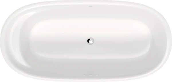 Duravit Cape Cod baignoire autoportante Durasolid 1855 x 885 mm - blanc - avec trop-plein