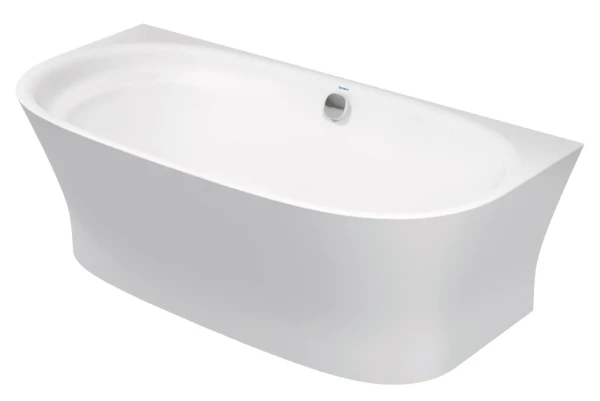 Duravit Cape Cod baignoire back-to-wall Durasolid 1900 x 900 mm - blanc - avec entourage moulé