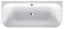 Duravit Happy D2 baignoire back-to-wall acrylique 1800 x 800 mm - blanc - avec pieds et panneau