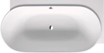 Duravit baignoire Luv baignoire 1850 x 950 mm - blanc - angle droit - habillage sans soudure