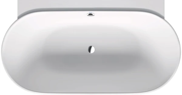 Duravit Luv duobad 1800 x 950 mm - wit mat - voorwand - Gegoten polymeer - DuroCast Plus - ovaal