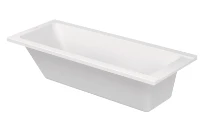 Duravit D-Code baignoire acrylique 1700 x 700 mm - blanc - sans pieds - vidage centrale