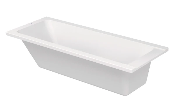 Duravit D-Code baignoire acrylique 1700 x 700 mm - blanc - sans pieds - vidage centrale