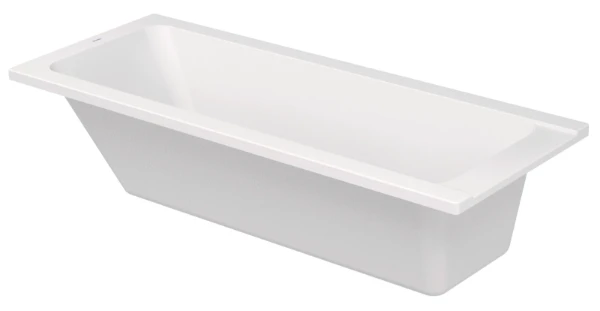 Duravit D-Code duo bad 1700 x 750 mm - acryl - wit - zonder poten