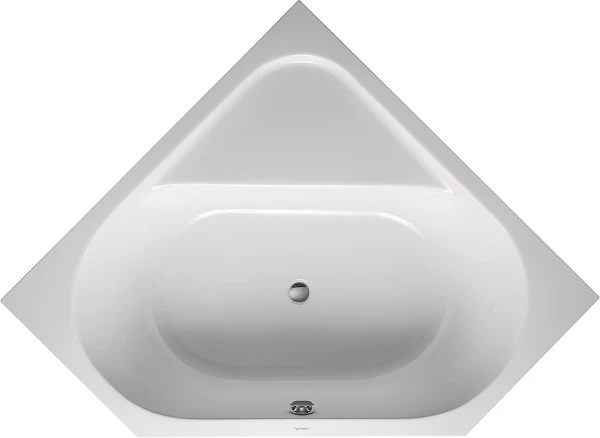 Duravit D-Code baignoire d'angle acrylique 1400 x 1400 mm - blanc - sans pieds