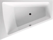 Duravit Paiova baignoire d'angle acrylique 1700 x 1300 mm - blanc - angle gauche - sans pieds - pour raccord de vidange et trop-plein avec fonction de remplissage par le bas