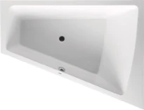 Duravit Paiova baignoire d'angle acrylique 1700 x 1300 mm - blanc - angle droit - sans pieds