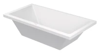 Duravit Starck duo baignoire rectangulaire acrylique 1800 x 900 x 460 mm - blanc - sans pieds