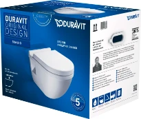 Duravit Starck 3 wc-suspendu PACK (wc-suspendu + siège softclose) - blanc