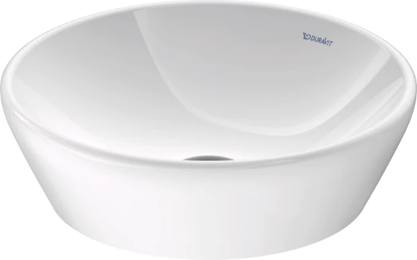 Duravit D-Neo opzetwastafel rond 400 mm - wit - zonder kraangat - zonder overloop