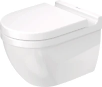Duravit Starck 3 wc-suspendu Rimless sans bride - blanc - B360xD540 mm - fixations invisibles