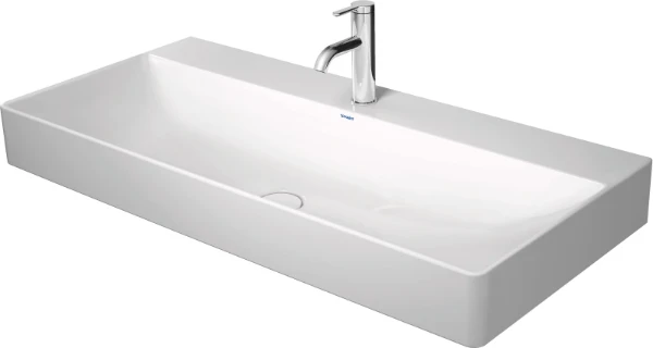 Duravit DuraSquare lavabo 1000 x 470 mm - blanc - avec trou de robinet - sans trop-plein
