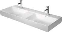 Duravit DuraSquare meuble lavabo 1200 x 470 mm - blanc - sans trou de robinet - sans trop-plein