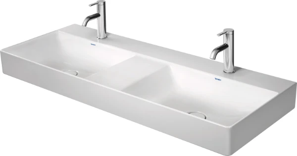 Duravit DuraSquare meuble lavabo 1200 x 470 mm - blanc - sans trou de robinet - sans trop-plein