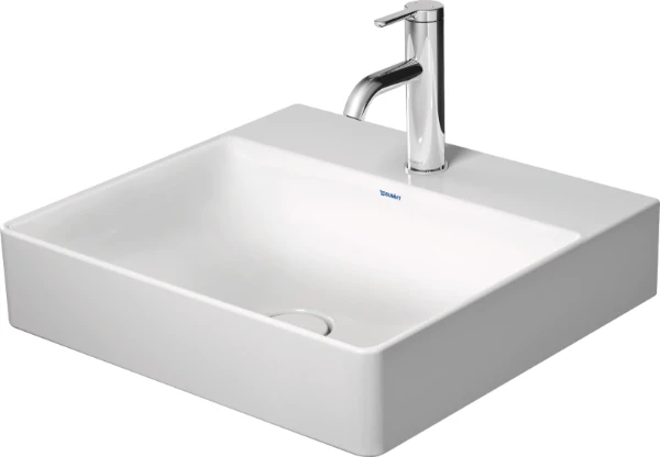 Duravit DuraSquare meuble lavabo 500 x 470mm - blanc - sans trou de robinet - sans trop-plein