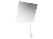Hewi 801 miroir inclinable avec rallonge de câble et poignée, blanc pur