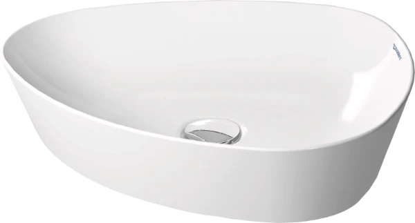 Duravit Cape Cod lavabo à poser 500 x 405 mm - blanc - sans trou de robinet - sans trop-plein