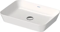 Duravit Cape Cod lavabo 550 x 400 mm - blanc soyeux mat - sans trou de robinet - sans trop-plein