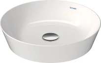 Duravit Cape Cod lavabo à poser 430 mm - blanc soyeux mat - sans trou de robinet - sans trop-plein
