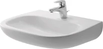 Duravit D-Code Vital Med lavabo 550 x 430 mm - blanc - sans trou de robinet - sans trop-plein