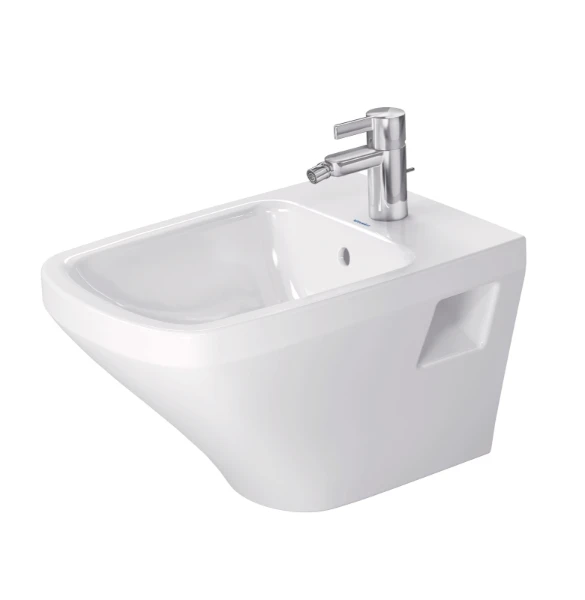 BIDET SUSPENDU DURAVIT DURASTYLE 37 - 54 o blanc avec trop-plein et trou