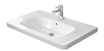 Duravit DuraStyle meuble lavabo 800 x 480 x 65 mm - blanc - avec trou de robinet - avec trop-plein