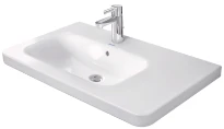 Duravit DuraStyle meuble lavabo 800 x 480 mm - cuvette gauche - blanc - avec trou de robinet - sans trop-plein