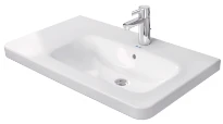 Duravit DuraStyle meuble lavabo 800 x 480 mm - cuvette droite - blanc - avec trou de robinet - avec trop-plein