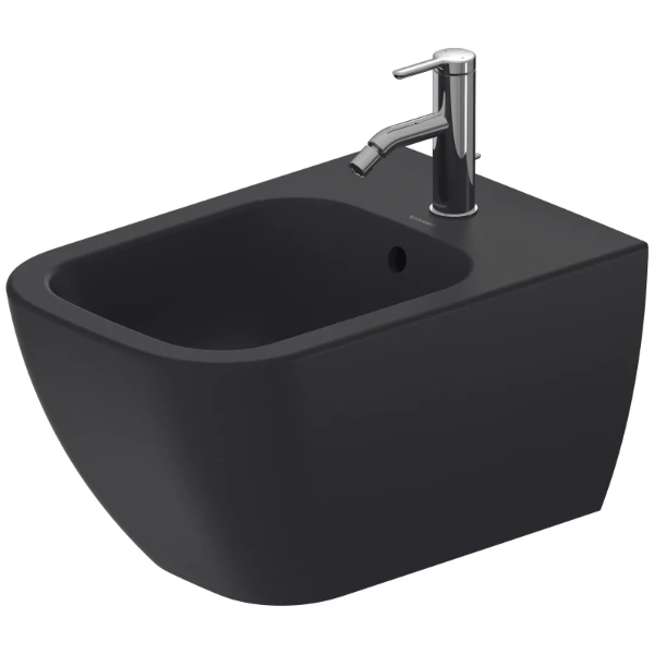 Duravit Happy D.2 bid. susp. 540mm anthracite mat, av tp, pdr, 1 tr