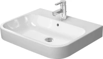 Duravit Happy D.2 meuble lavabo 650 x 505 x 170 mm - blanc - avec trou de robinet - avec trop-plein - clip de trop-plein inclus